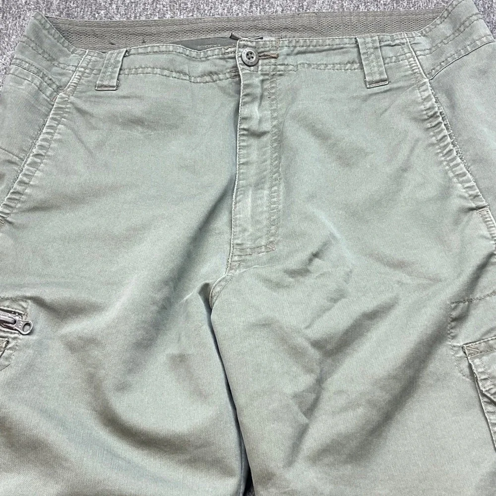 REI Mens Cargo Pants Khaki Utility Outdoor Adventure Size 34x30 - Picture 2 of 11